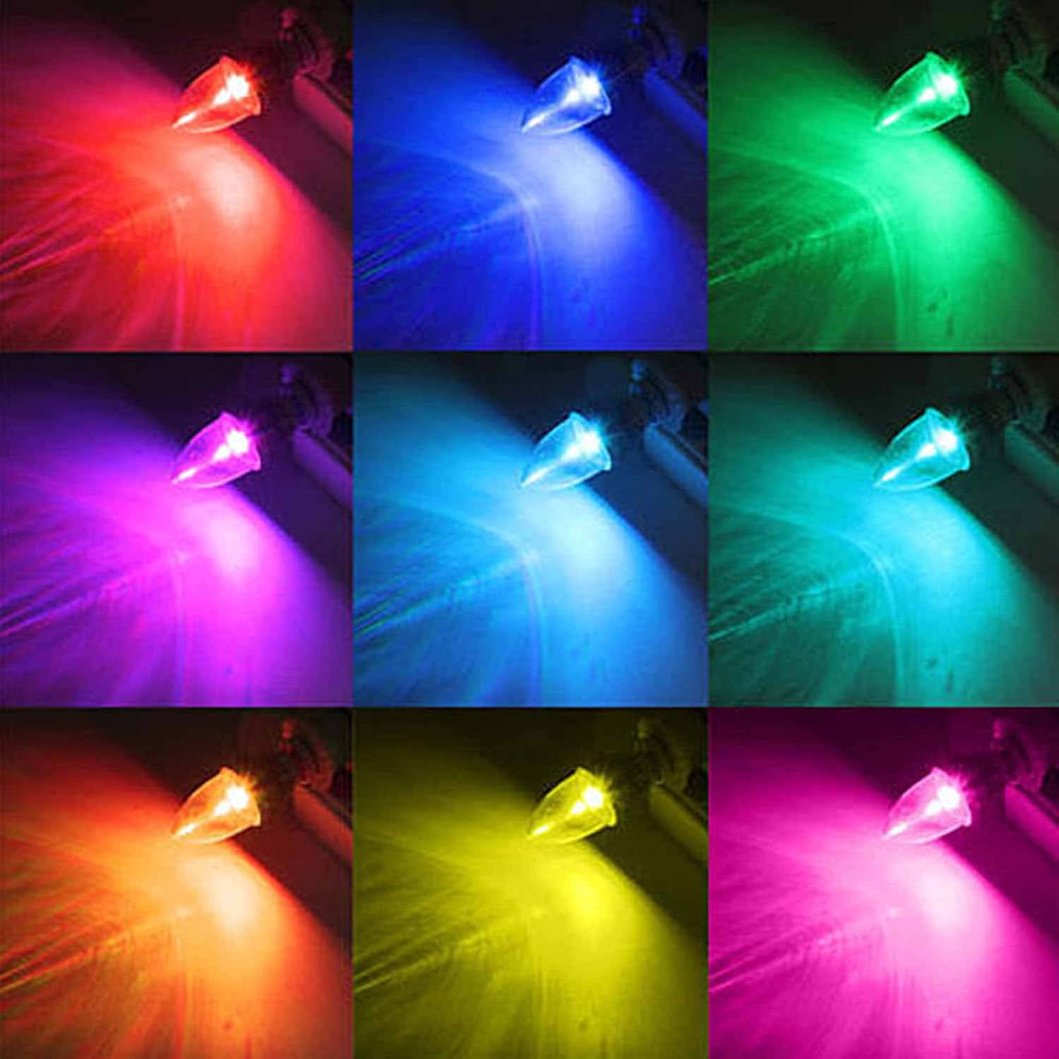 RGB Candle Light, E14 3W RGB LED Color Changing Candle Light Lamp Bulb Stage Disco Party Lamp with Remote Control for Home Bar Party KTV Mood Ambiance Lighting(E14)