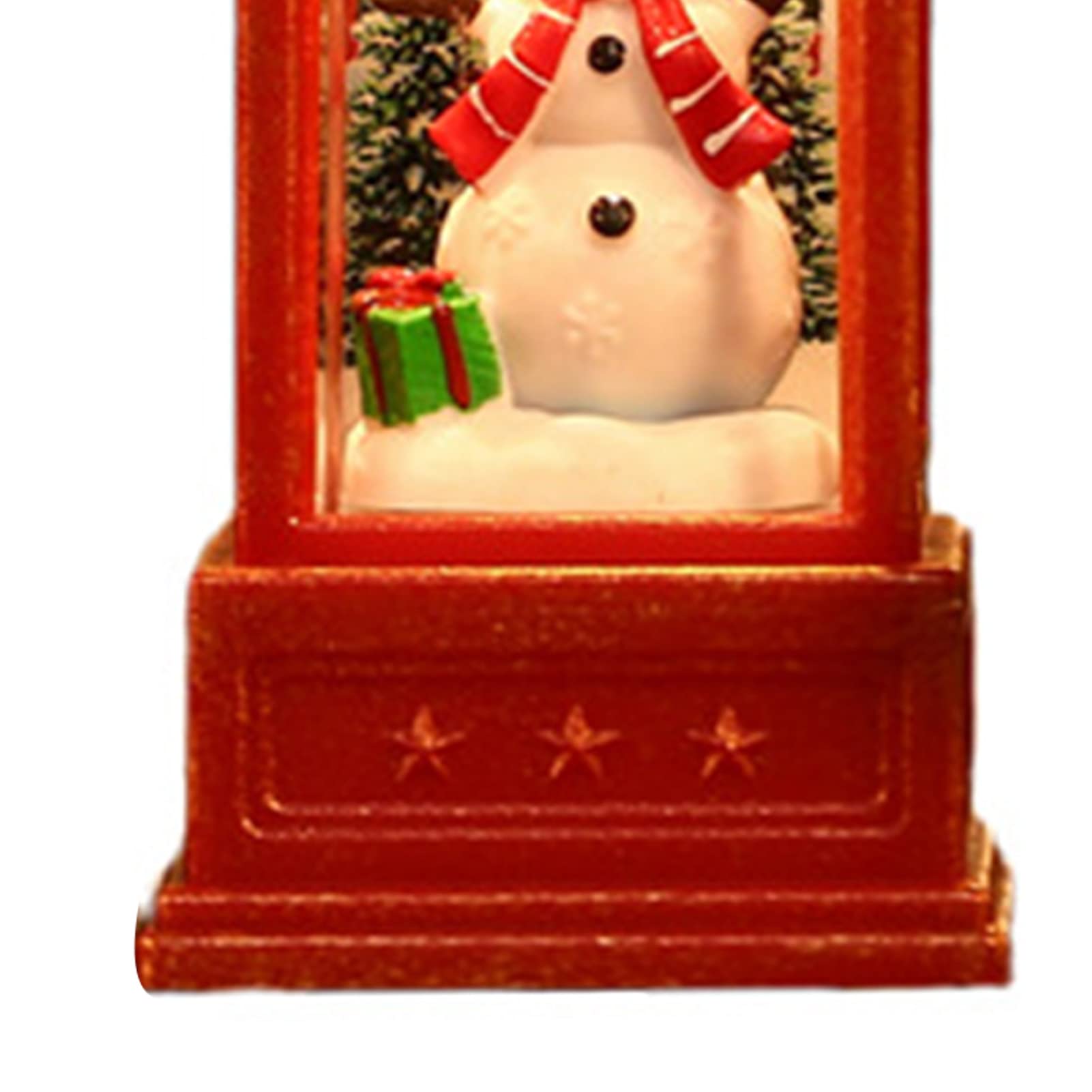 Lanterne Boule à Neige Cabine Téléphonique - Décoration De Noël Lumineuse - Pour Bar, KTV, Maison