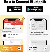 Vista 2 de NIIMBOT Label Maker Machine, B3S Thermal Label Maker, Upgrade 3Inch Thermal Label Printer, Portable Label Maker with 1Pack 70x40mm Label, Bluetooth