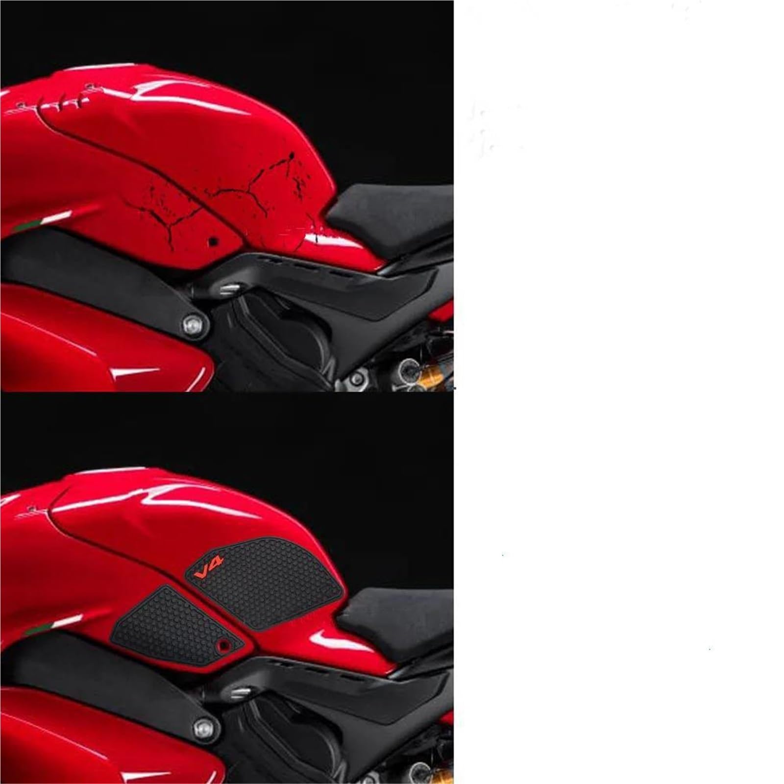 Paraserbatoio Adesivi Per Serbatoio Laterale Per Ducati Panigale V4 Panigale V4S /SP2 2022 Tank Pad Adesivo