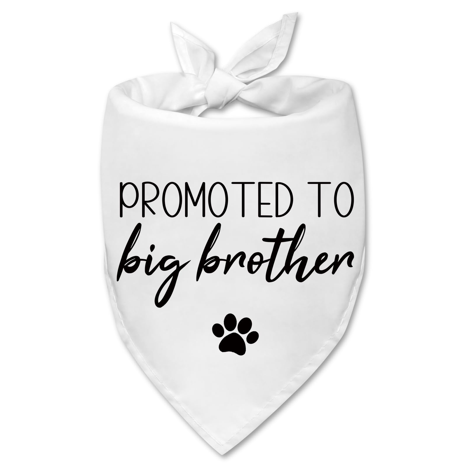Promoted to Big Brother Dog Bandana Baby