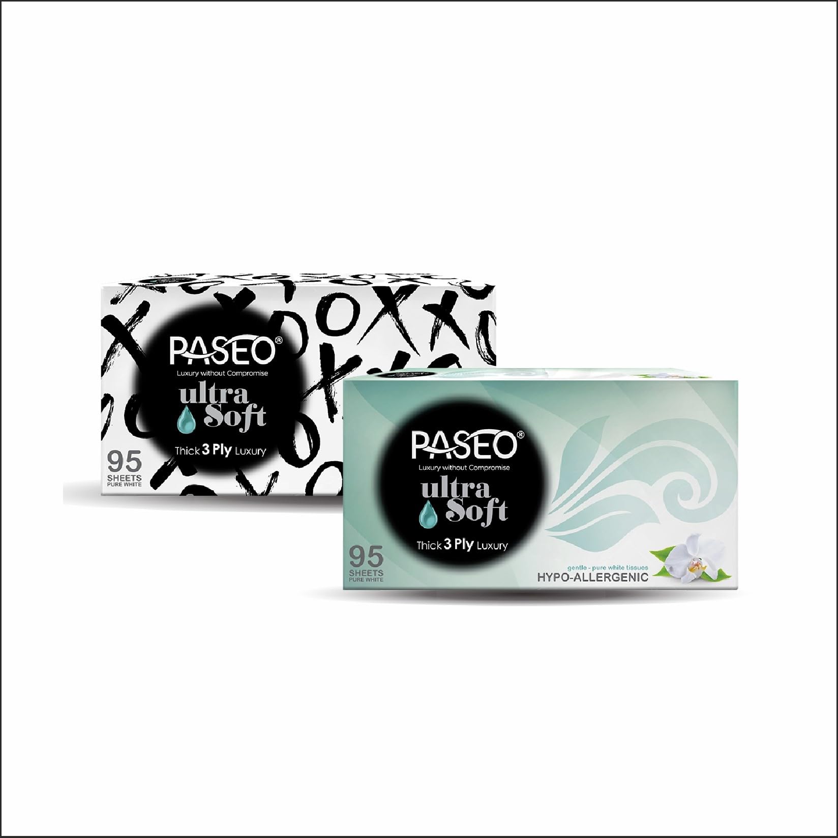 Paseo Ultra Soft Facial Tissues | 100 Pulls | 3 Ply | Premium Soft & Strong Tissue Box | Gentle on Skin, Ideal for Face, Home, Office & Car | Luxurious Quality Facial Softness | Pack of 4 |-image-49