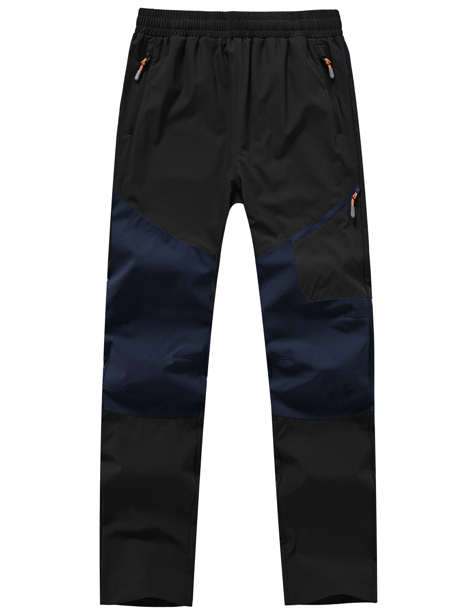 Buyboxs Wanderhose Kinder Jungen Mädchen Trekkinghose Wasserdicht Leicht Outdoorhose Schnelltrocknend Atmungsaktiv mit verstellbarem Kordelzug