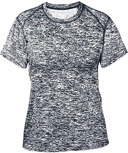 Badger Sports Blend Ladies' Tee Navy Blend Medium