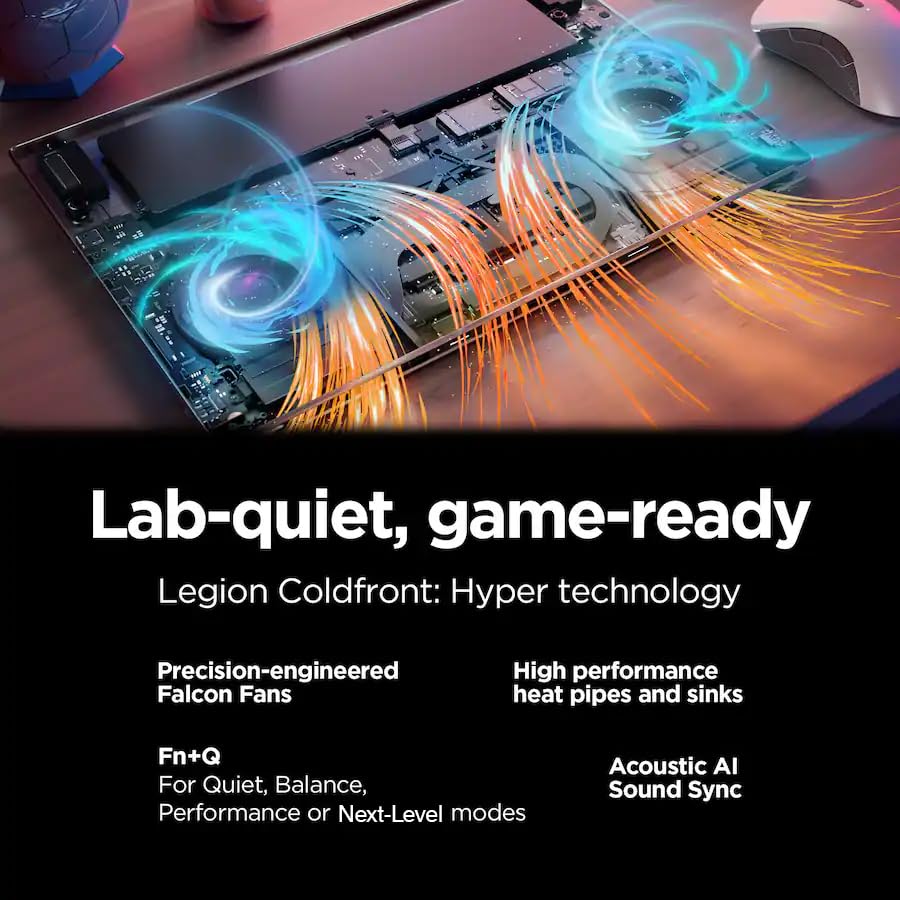 Image of Lenovo Legion 7a Gen 11 AI Gaming Laptop, 16 inch 3K 240Hz OLED, 32GB, 2TB SSD