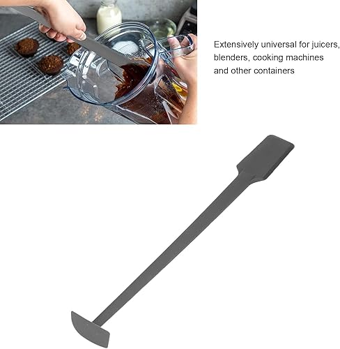 Miniatura 8 de Espátula de silicona para frascos, raspador de alimentos de mango largo de 14.2 in para tarros, batidos, licuadoras, raspador de mezcla de cocina,