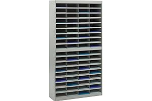 Safco E-Z Stor Paper Organizer: The Ultimate 24-Compartment Literature Organizer