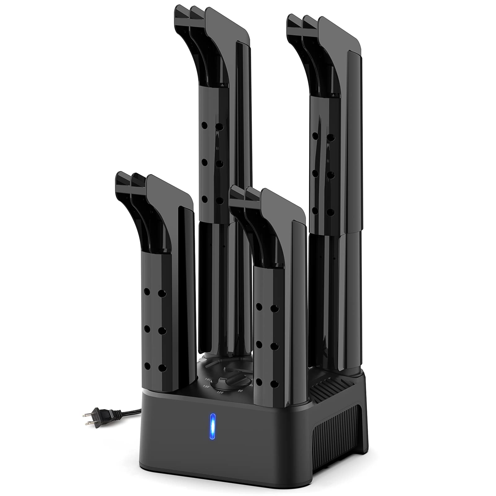 Electric Shoe and Boot Dryer, Glove Dryer Warmer, Upgraded Safety 4 Boot Dryer Heat Blower,Detachable Tube, Ultra Silent, Quick Drying, 180 Mins Timer, Fast Dry for Shoes Gloves Hats Socks Ski Boots