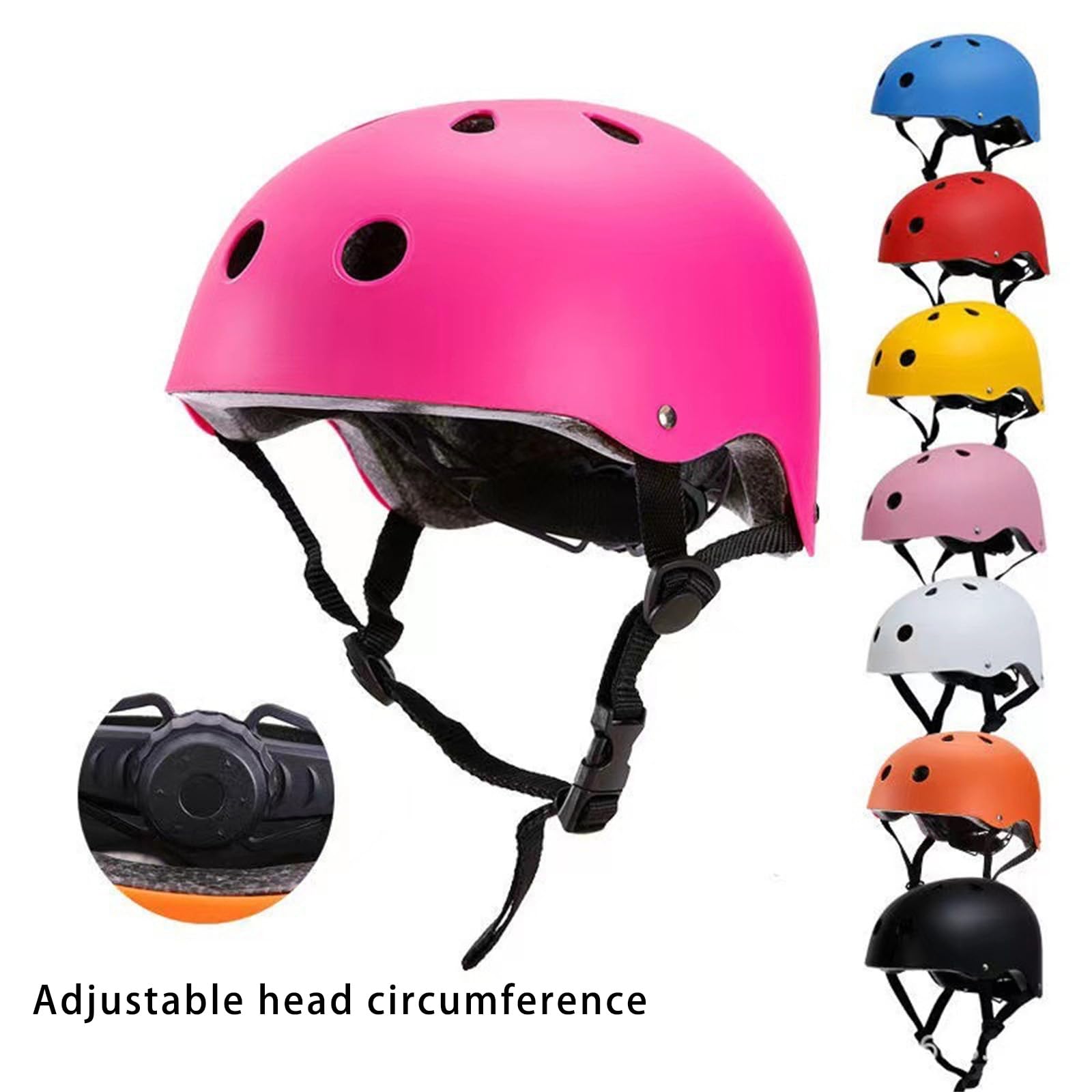 Adjustable Bike Headgear Skateboarding for Teen Adult Cycling Scooter Roller Skating Rollerblading Scooter - 4