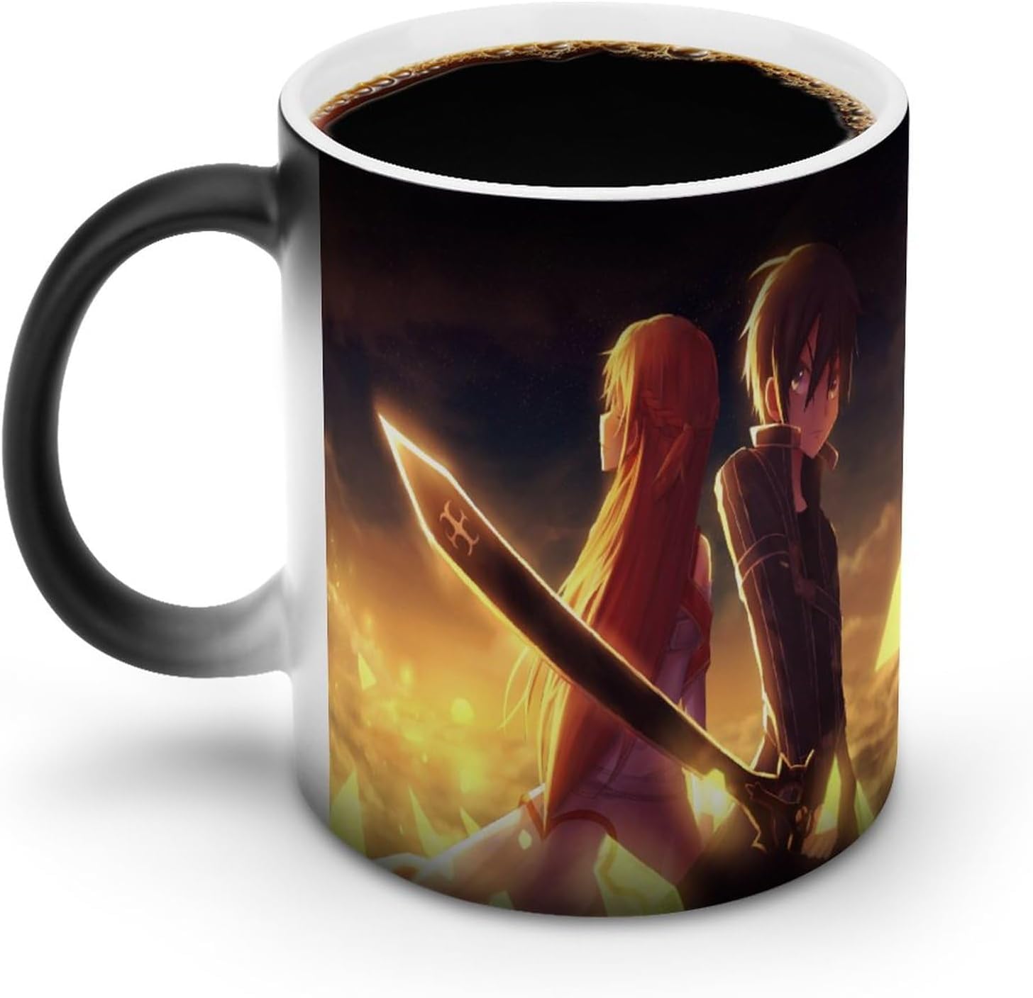 ソードアート・オンライン 桐ヶ谷和人 結城 明日奈 マグカップ 変色カップ コーヒーカップ ミルクコップ 温感変色 湯のみ セラミッ ソードアート・  オンライン アスナとひと休み フタ付きフルカラーマグカップ[コスパ]《１１月予約》 ソードアート・オンライン 桐ヶ谷和人 ... ソードアート・オンライン 桐ヶ谷和人 結城 明日奈 マグカップ 変色カップ コーヒーカップ ミルクコップ 温感変色 湯のみ セラミッ