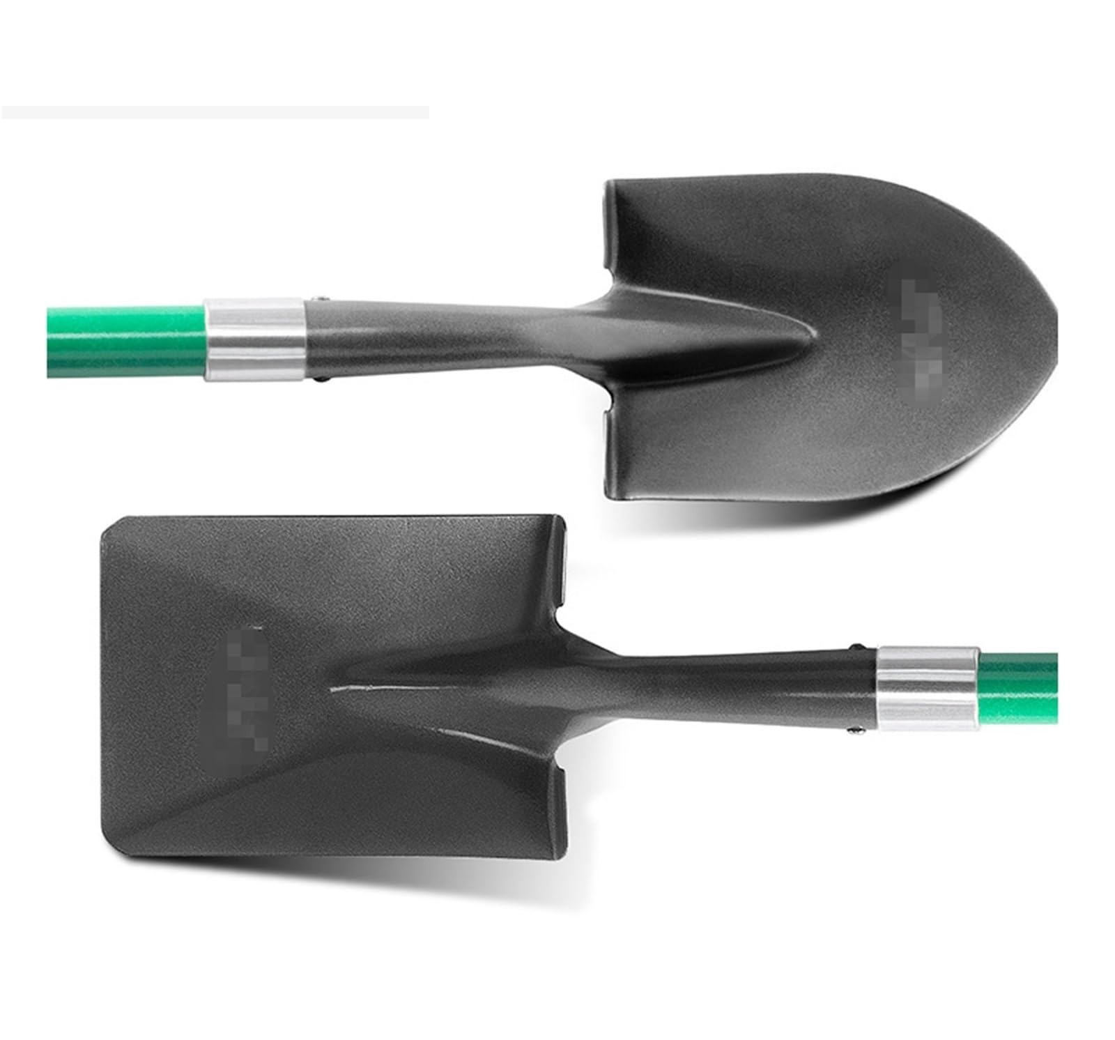 Pala De Nieve para Coche Pala De Nieve con Mango De Fibra En Forma De D Y Cabeza Cuadrada Puntiaguda For Quitar La Nieve Y Cavar para Actividades Al Aire Libre(Square Head)