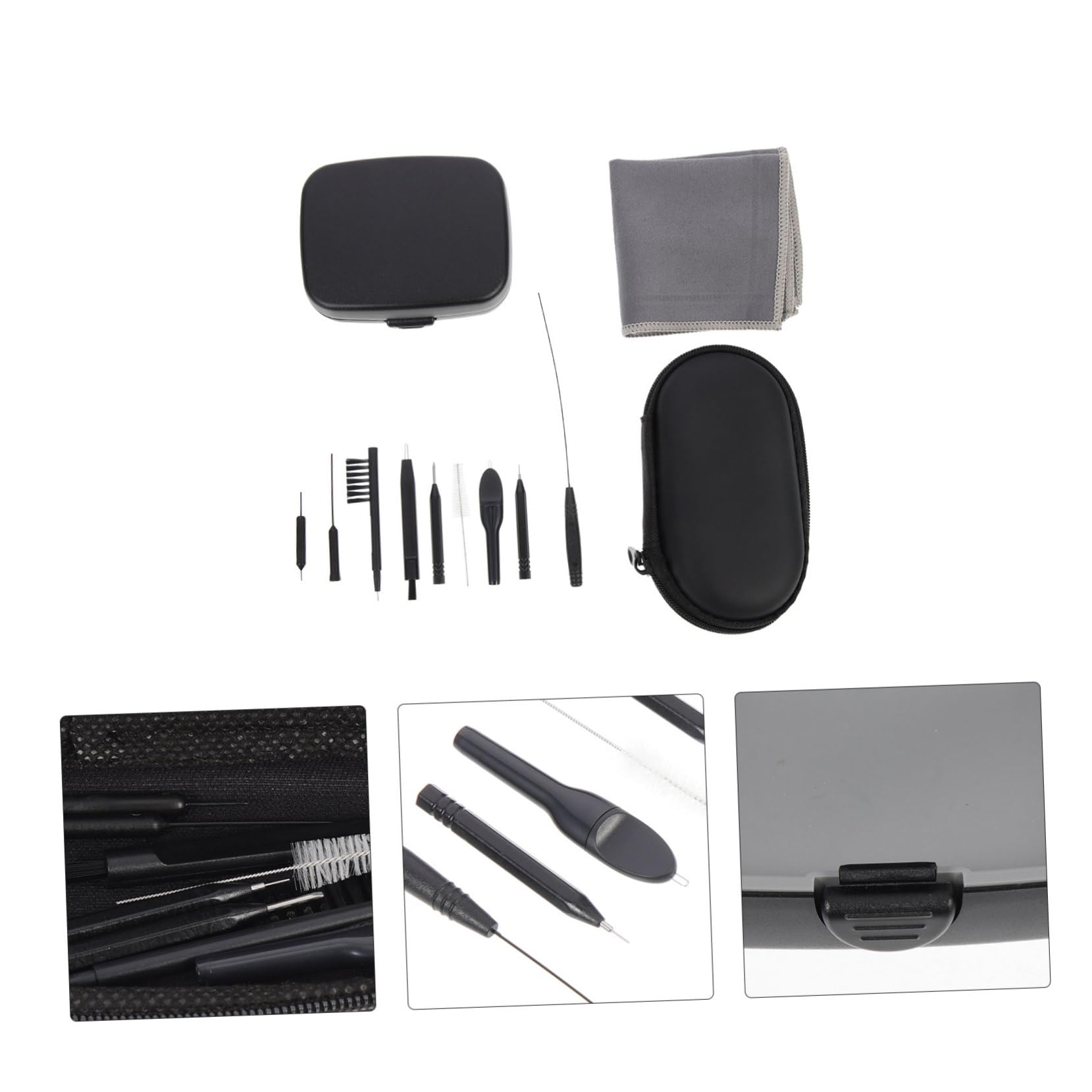 2 Juegos Kit de Limpieza de Accesorios y Tapones Herramientas Portátiles de Limpieza Incluye y Limpiador de Ventilación