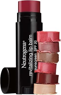 Neutrogena Revitalizing Lip Balm Spf 20, Fresh Plum 60.15 Oz.