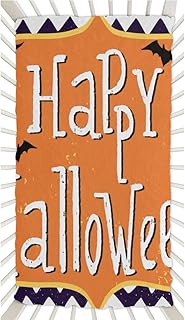 Happy Bat Halloween Crib Sheets for Boys, Girls Machine Washable Soft Cozy Microfiber Fitted Crib Sheet for Standard Crib and Toddler Mattresses Boys Girls 28x52 Inch