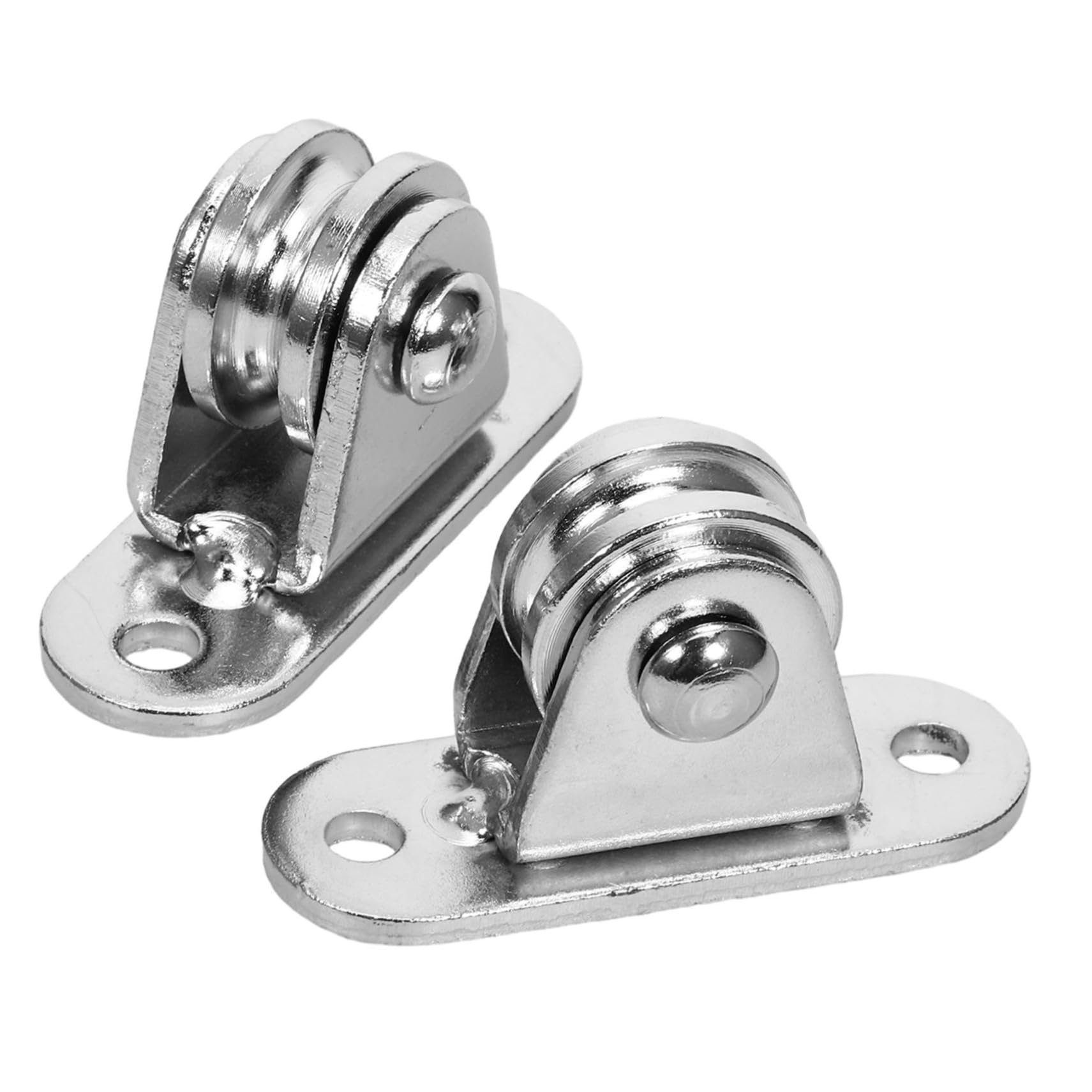 Gatuida 8sätze Klein Und Robust Edelstahl Umlenkrollen Für Müheloses Bewegen Von Lasten Leise Abnehmbar Für Garage Industrie Und Projekte