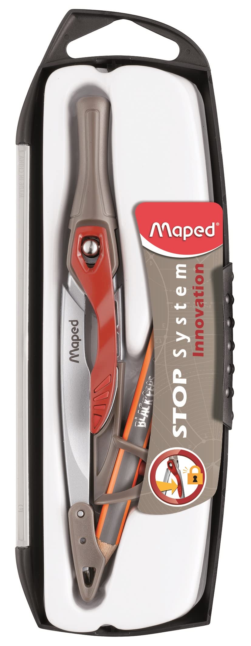 NIYATA 100Pcs Mine Compas 2MM, Mine Compas Maped,Mines De Rechange Pour Compas 2B,Noyau De Remplacement De Boussole 2B