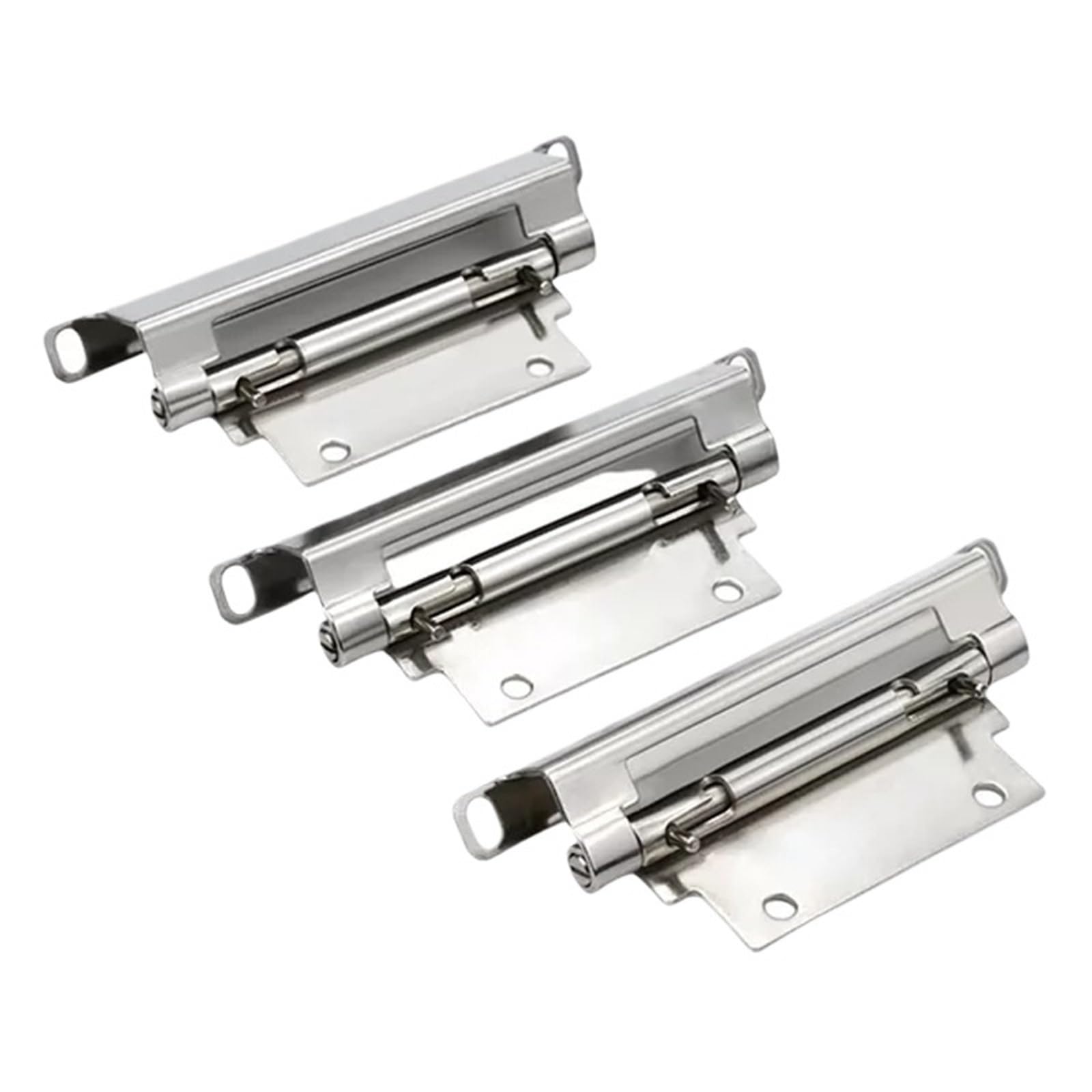 Ehfqpjybbo High 17.5 Mm 304 Stainless Steel Concealed Hinge Of Industrial Machinery Equipment Box Removable Hinge 1Pcs(High 17.5 Mm)
