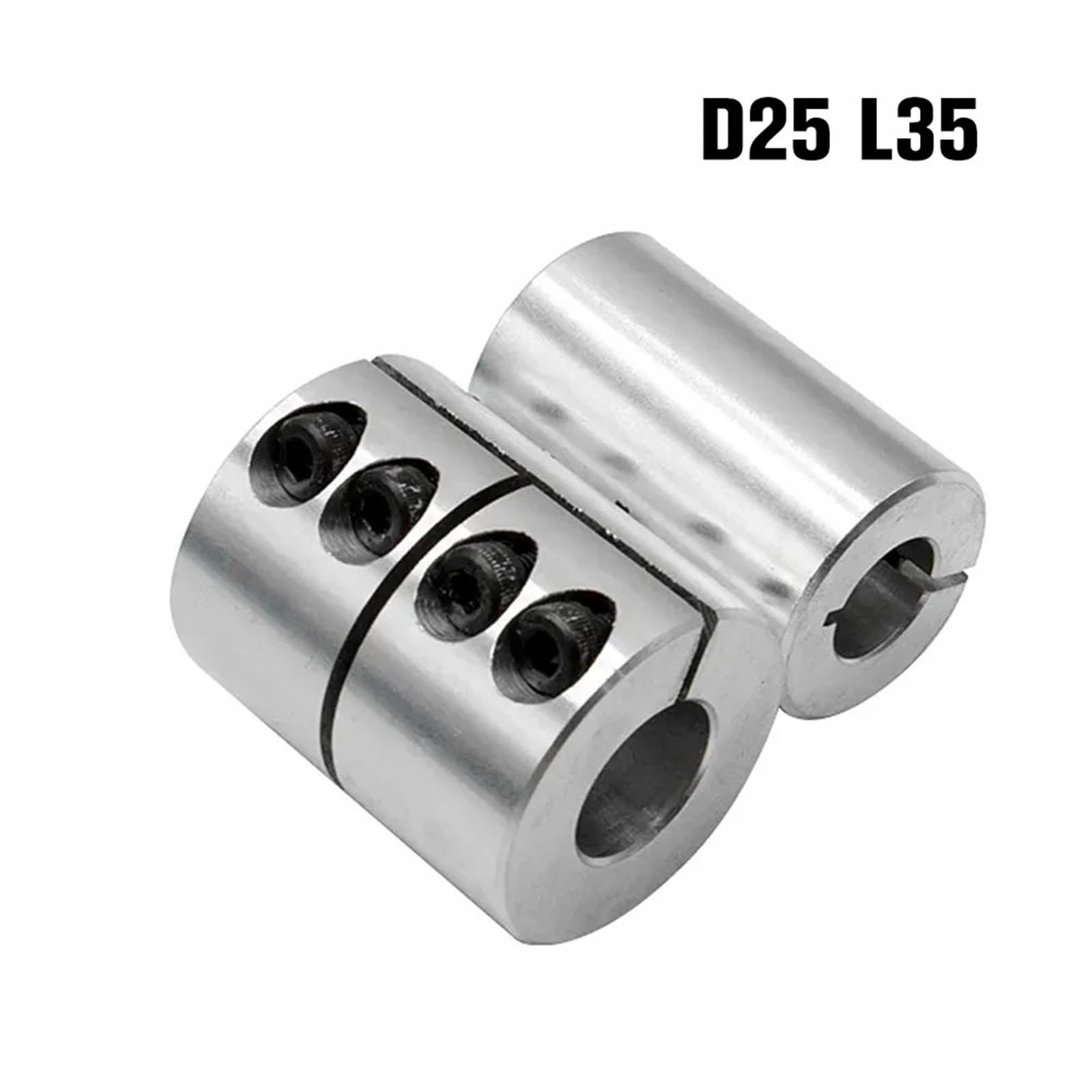 Sezione accoppiatore albero asta giunto rigido in lega di alluminio D25 L35 for motore passo-passo CNC 1 pz(8X8)