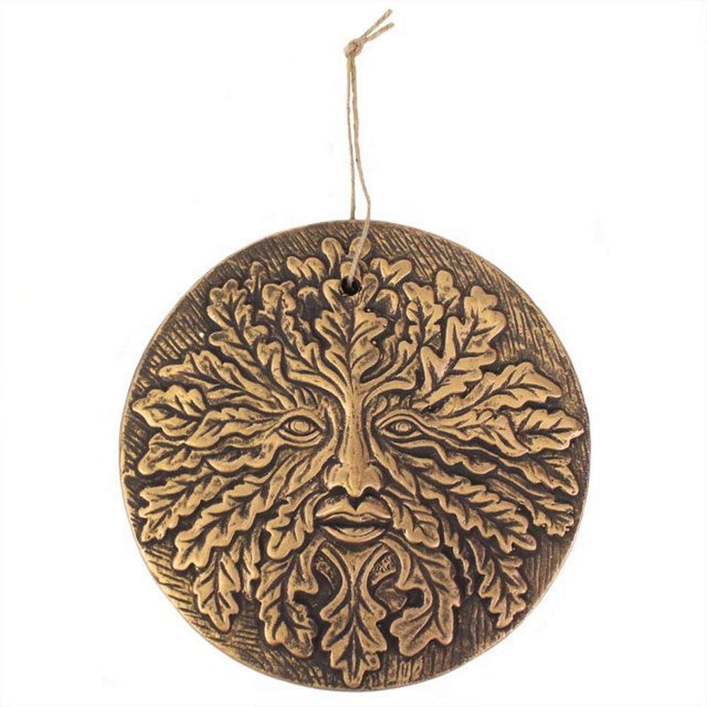 Something Different Green Man Terracotta Plaque (One Size) (Copper)