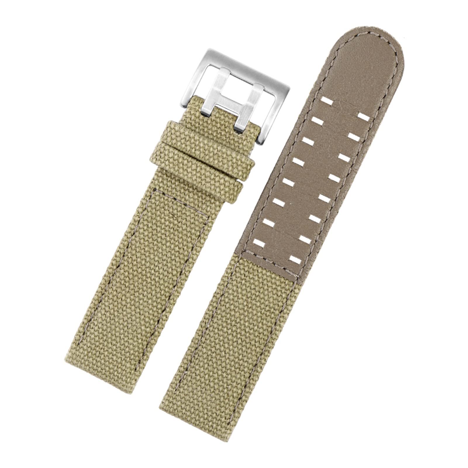bracelet de montre， Bracelet de montre en cuir véritable et nylon for hommes