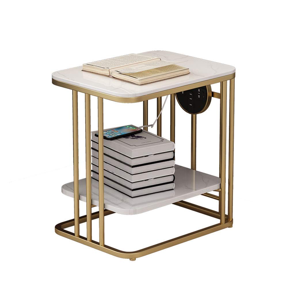 Table basse ronde en marbre compacte pour optimiser les petits salons
