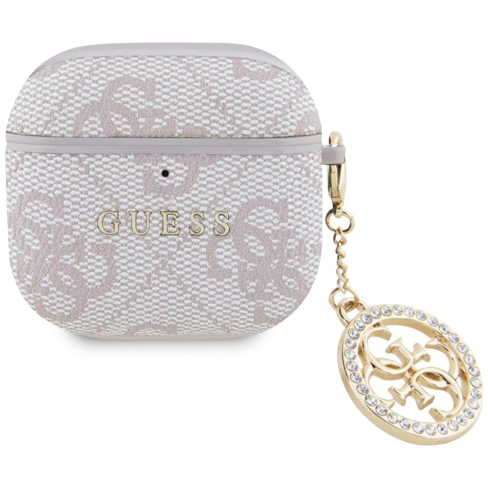 CG Mobile Guess Strass Charm Case do AirPods 4 (różowy)