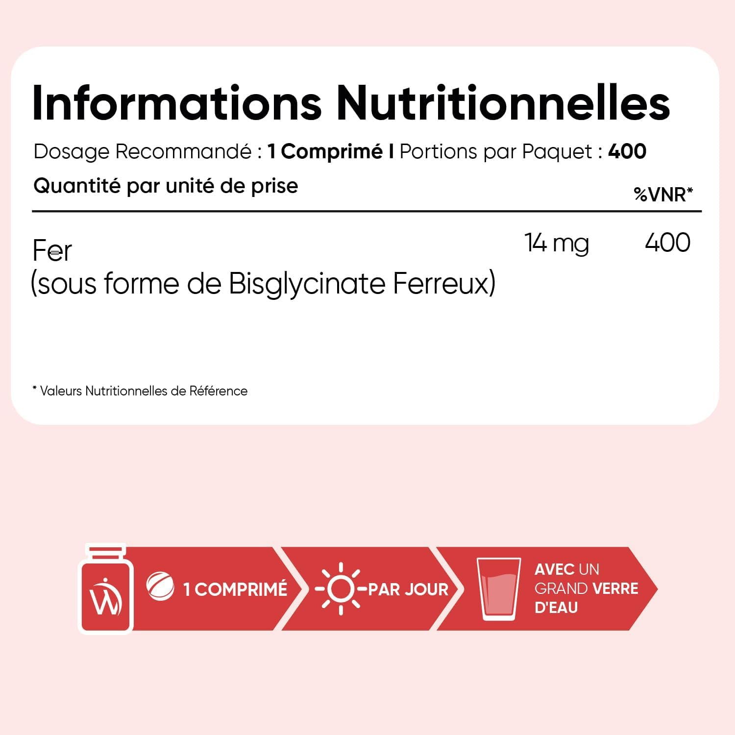 Duo Complémentaire - Vitamine C Liposomale 1000mg & Fer Bisglycinate