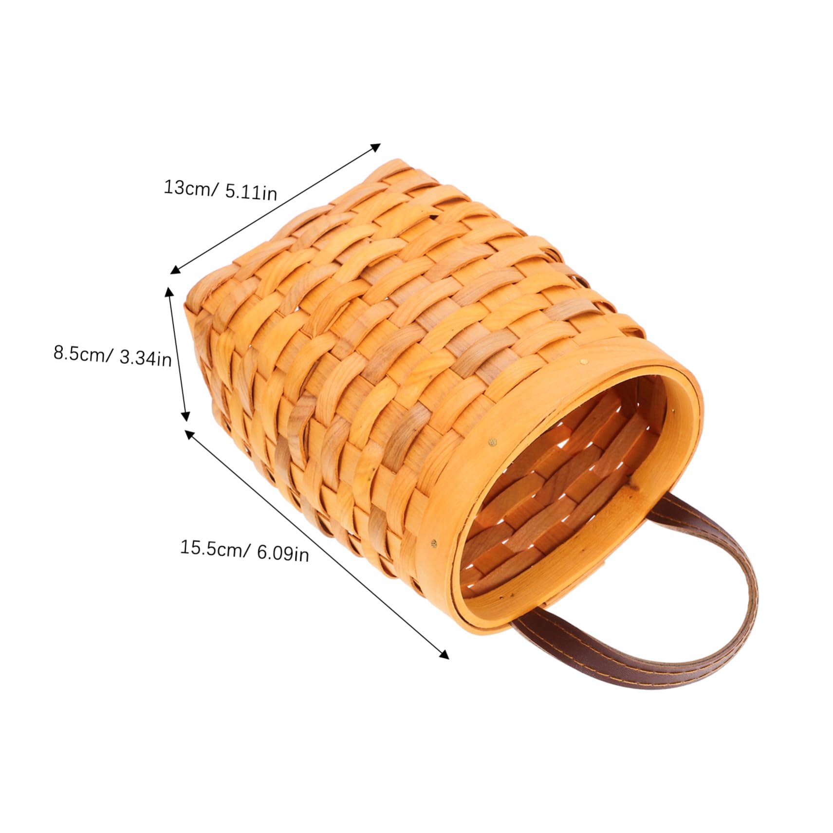 TOYANDONA Cestas Tejidas a Mano para Colgar en Pared, 2 Piezas