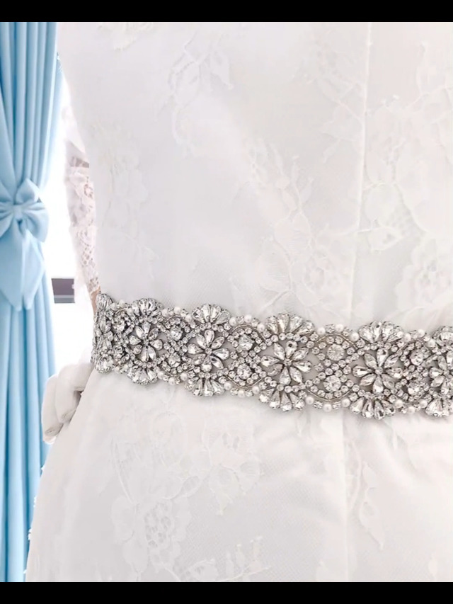 HONGMEI Rhinestone Bridal Belt Crystals Wedding Dress Belt Shiny Wedding  Accessories (Black) at Amazon Women's Clothing store