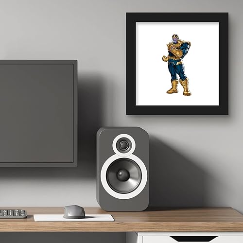 Miniatura 6 de Trends International Gallery Pops Marvel Comics Avengers - Póster de pared de Thanos, 12 x 12 pulgadas, versión enmarcada en negro