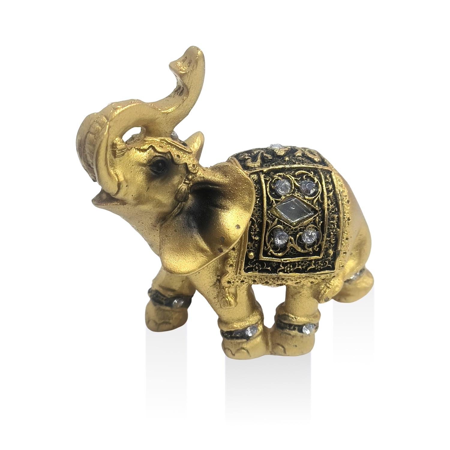 EOWVISN 1 Piece Of Elephant Ornament, Retro Animal Ornament, Resin Crafts, Home Decorations, Desktop Ornament.