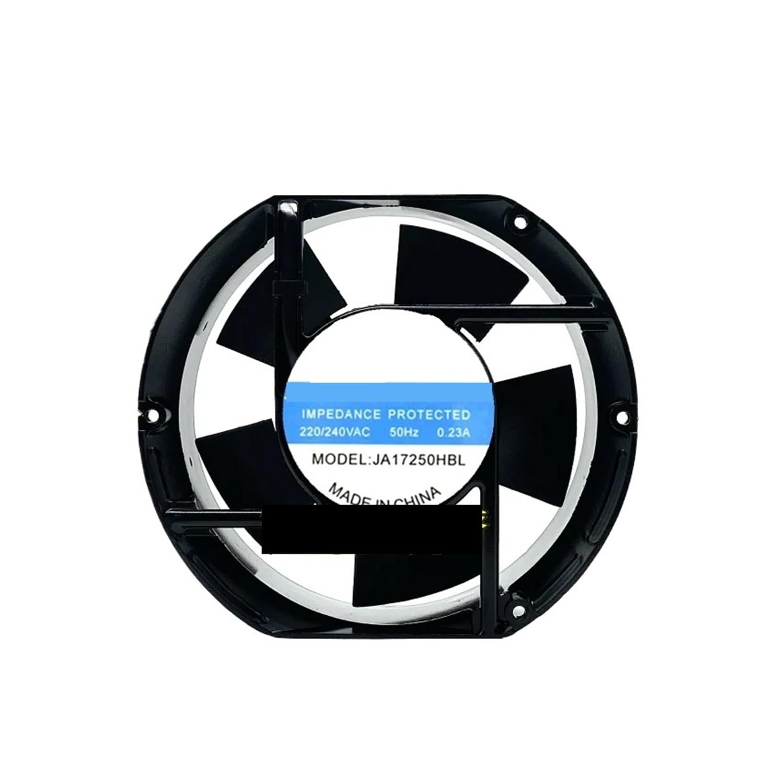 TPKMVGAP JA17250HBL AC 220V 0.23A 172x150x51mm 2-Wire Server Cooling Fan