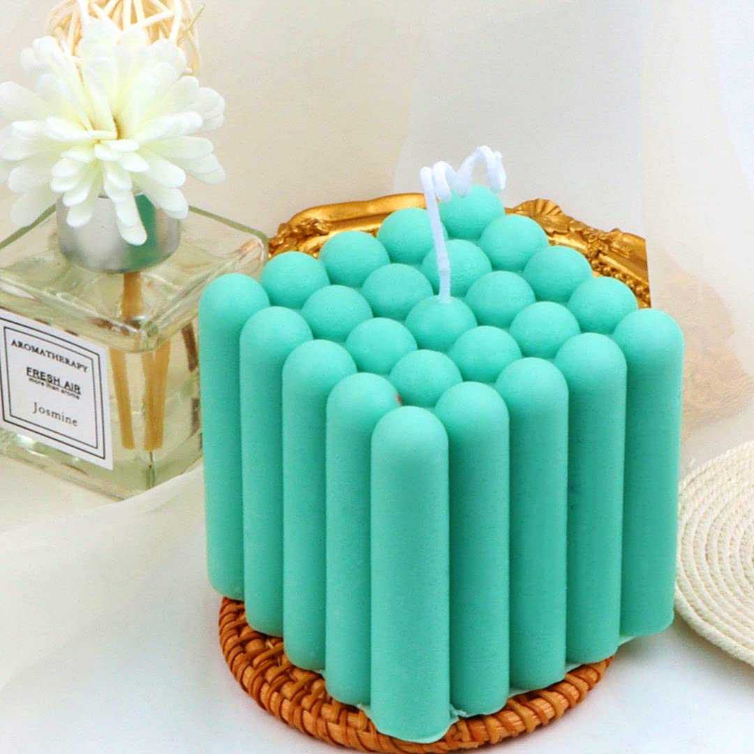 3D Resin Silicone Mould for Art & Craft, DIY, Resin Art, Handles, soap, Chocolate, Candles Making Supplies [1 Silicon Mould - Unique Long-Cylindrical Cube Design]-image-18