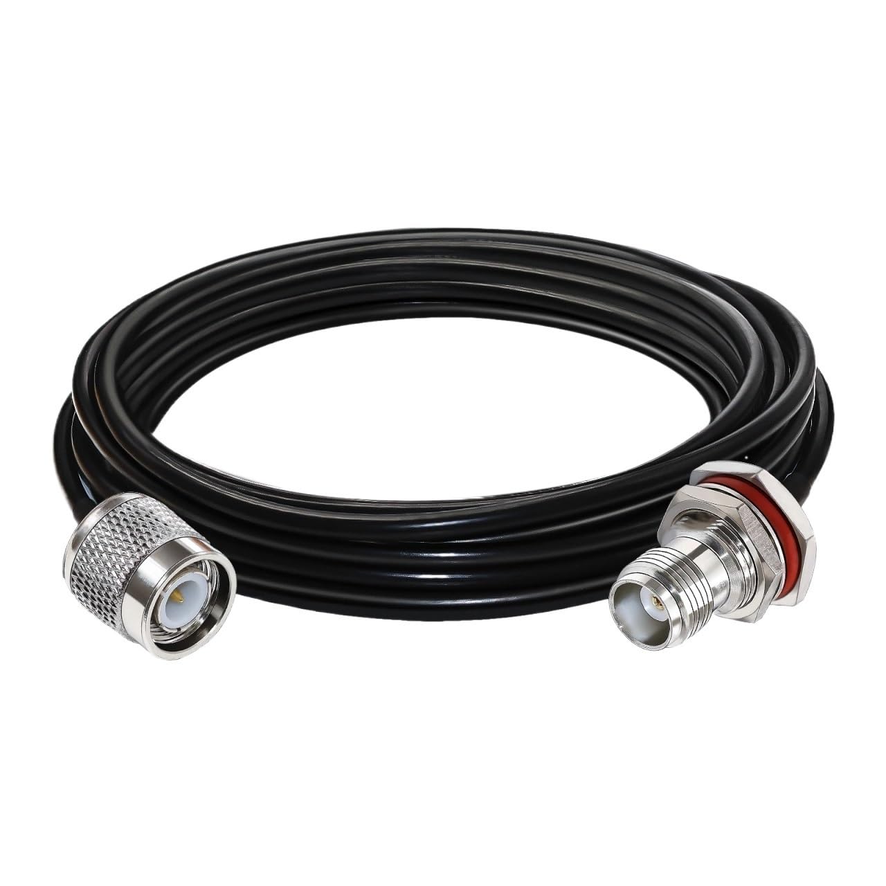 LIHUA RG58 kabel wtyczka męska na żeński W/i/Fi an/te/na przedłużacz kabel koncentryczny o niskiej stracie 30 cm 50 cm 1M-5 m (5 m)