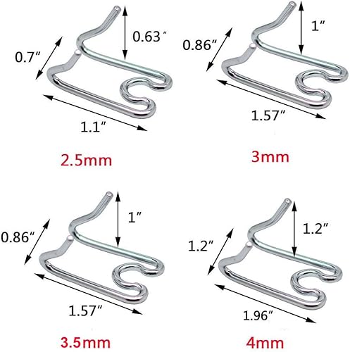 Miniatura 7 de Collar de punta para perro, eslabones adicionales con copas de goma, juego de (7) eslabones cromados, eslabones de acero cromado para entrenamiento