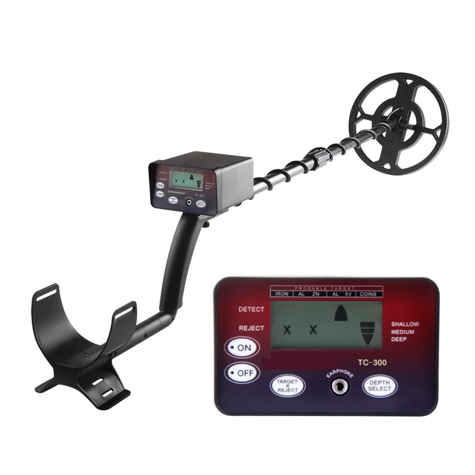 JKJZSALJ Tc-300 Underground Metal Detector Gold Detectors Treasure Finder Detector Circuit Metales High Sensitivity Waterproof High Accuracy