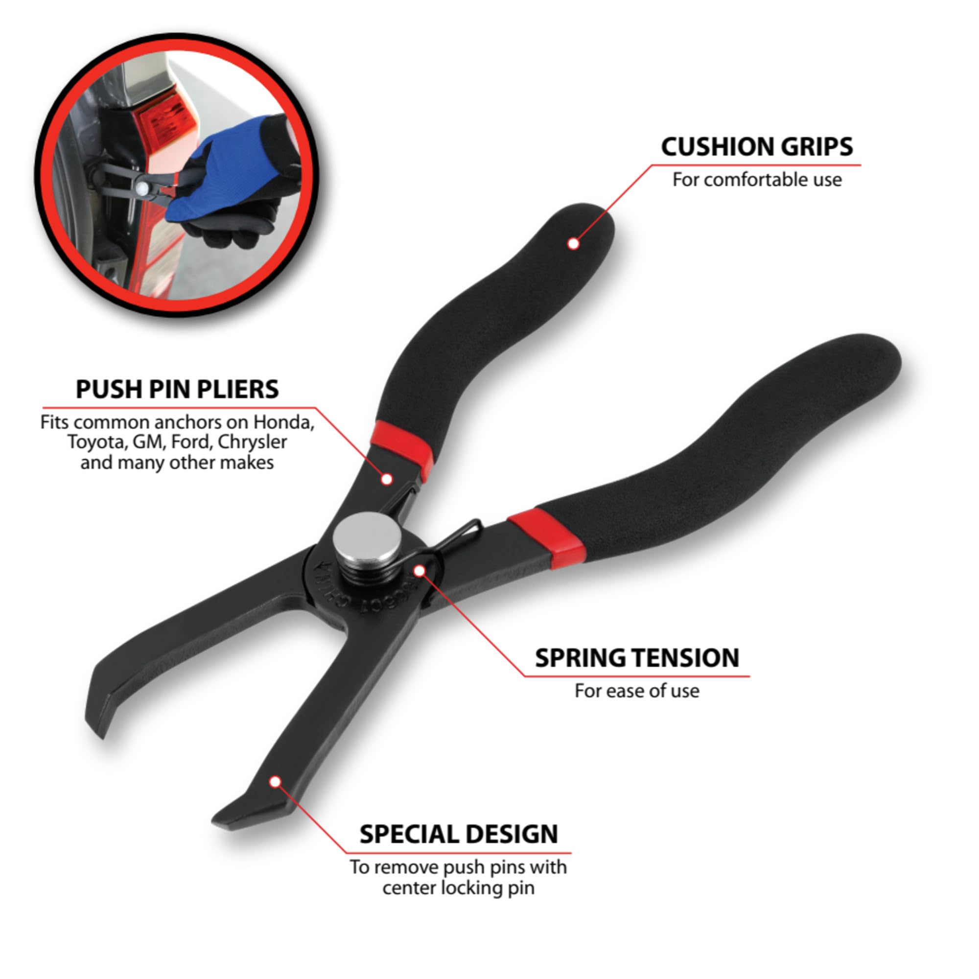 Performance Tool Zestaw 350 klipsów wykończeniowych GM W5240, W86561