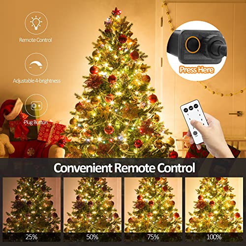 Valentines Day Decor Lights, 280 Led 8 Modes 30V Plug In Fairy Window Lights, 2M X 8 Hanging String Lights With Remote Control & Timing For Bedroom Wedding Indoor Outdoor Party Valentines Decorations #TOP4