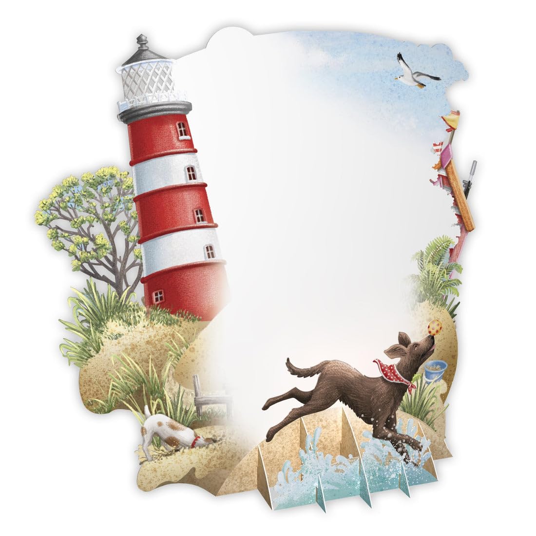 Paper D'art - At the Beach! - Top of the World Pop Up Greetings Card, Multicoloured - Image 4