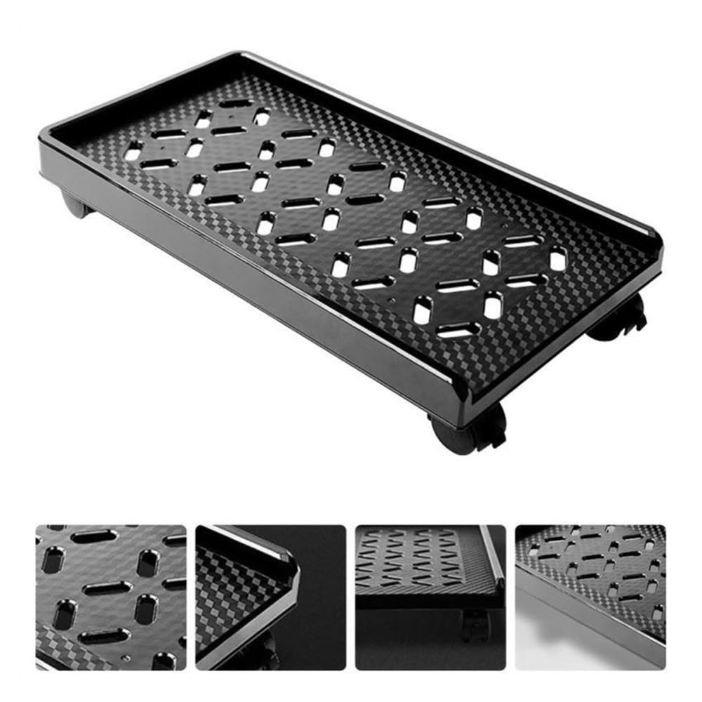 Akcesoria komputerowe Desktop PC Tower Stand Floor CPU Stand - Mobile PC Host Stand Cart, Under Desk CPU Holder Rolling Stand with 4 Caster Wheels, Black Stojak na wieżę komputerową