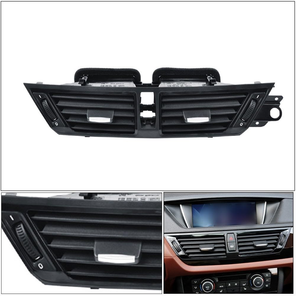 Klimaanlage Lüftungsgitter Set für BMW X1 E84 2010-2015 Links Rechts mittig mit OE Nummern für Kompatibilität (Links)