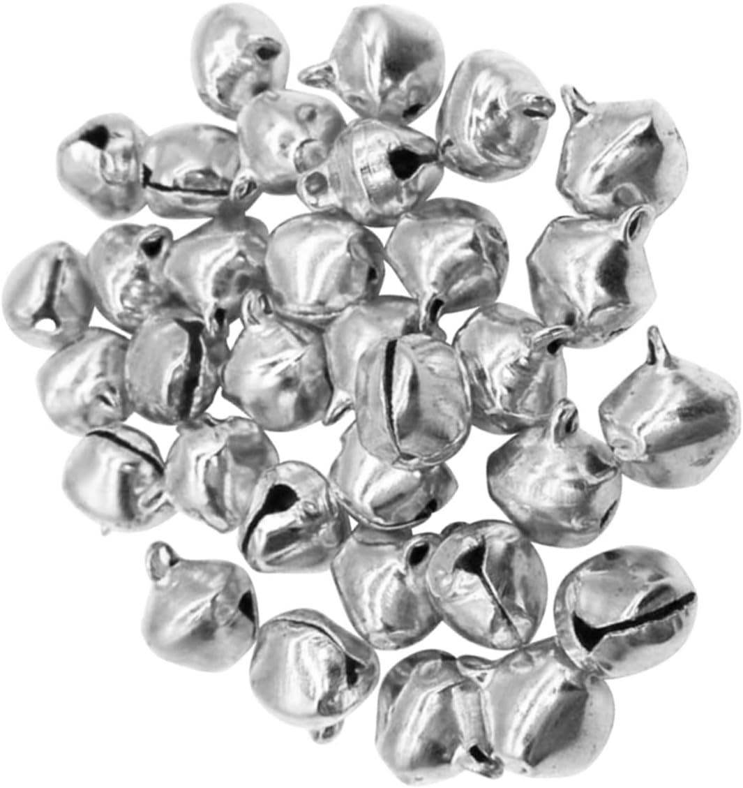 300pcs Silver Small Bells for Crafts Christmas Decorations Wedding Ornaments and Jewelry Making