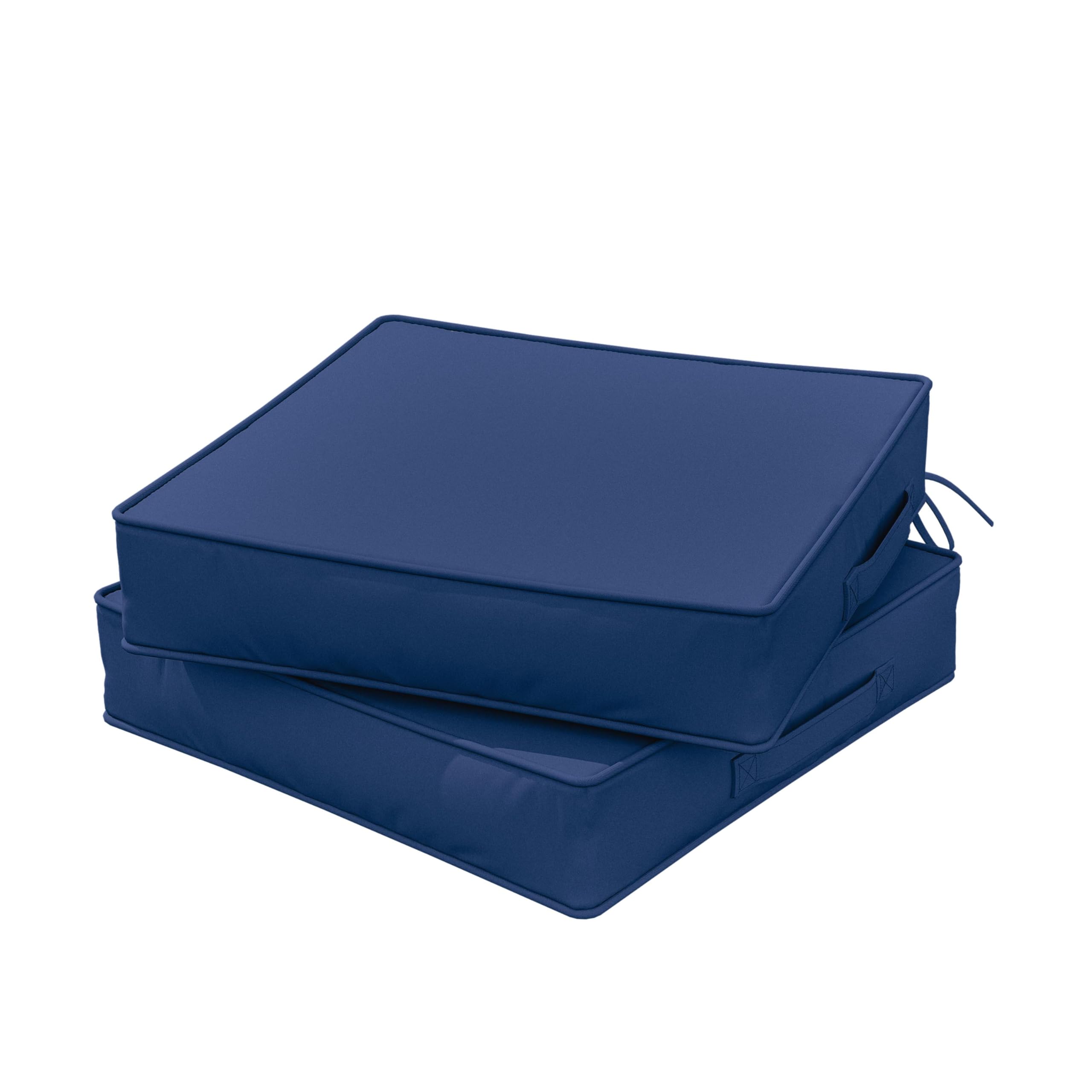 Snubbull Outdoor Chair Cushions 19 X 19 X 4 Inch Patio Furniture Cushions Waterproof & Fade Resistant Outdoor Cushions for Patio Furniture with Handle