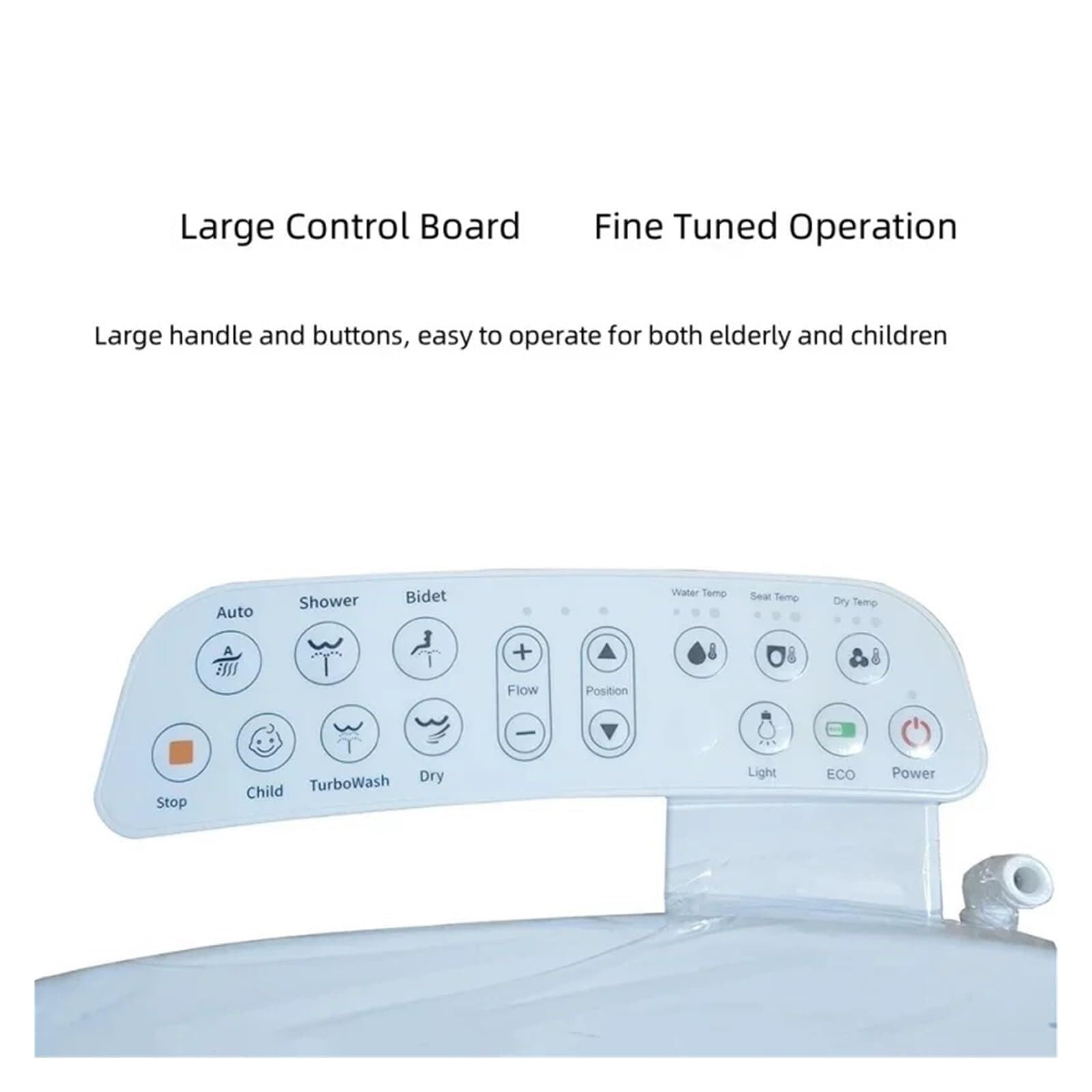 Baño Portátil, Calentador Automático Inteligente del Asiento De La Esterilización Tapa Inodoro, Secado Aire Caliente