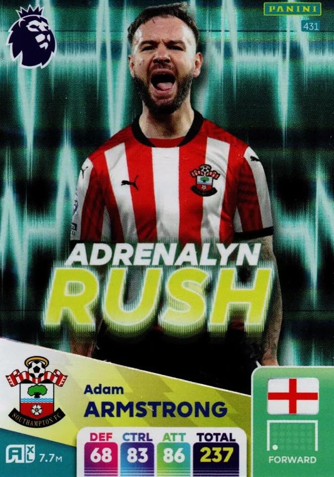 Panini Premier League 2024 2025 Adam Armstrong Adrenalyn Rush Trading Card
