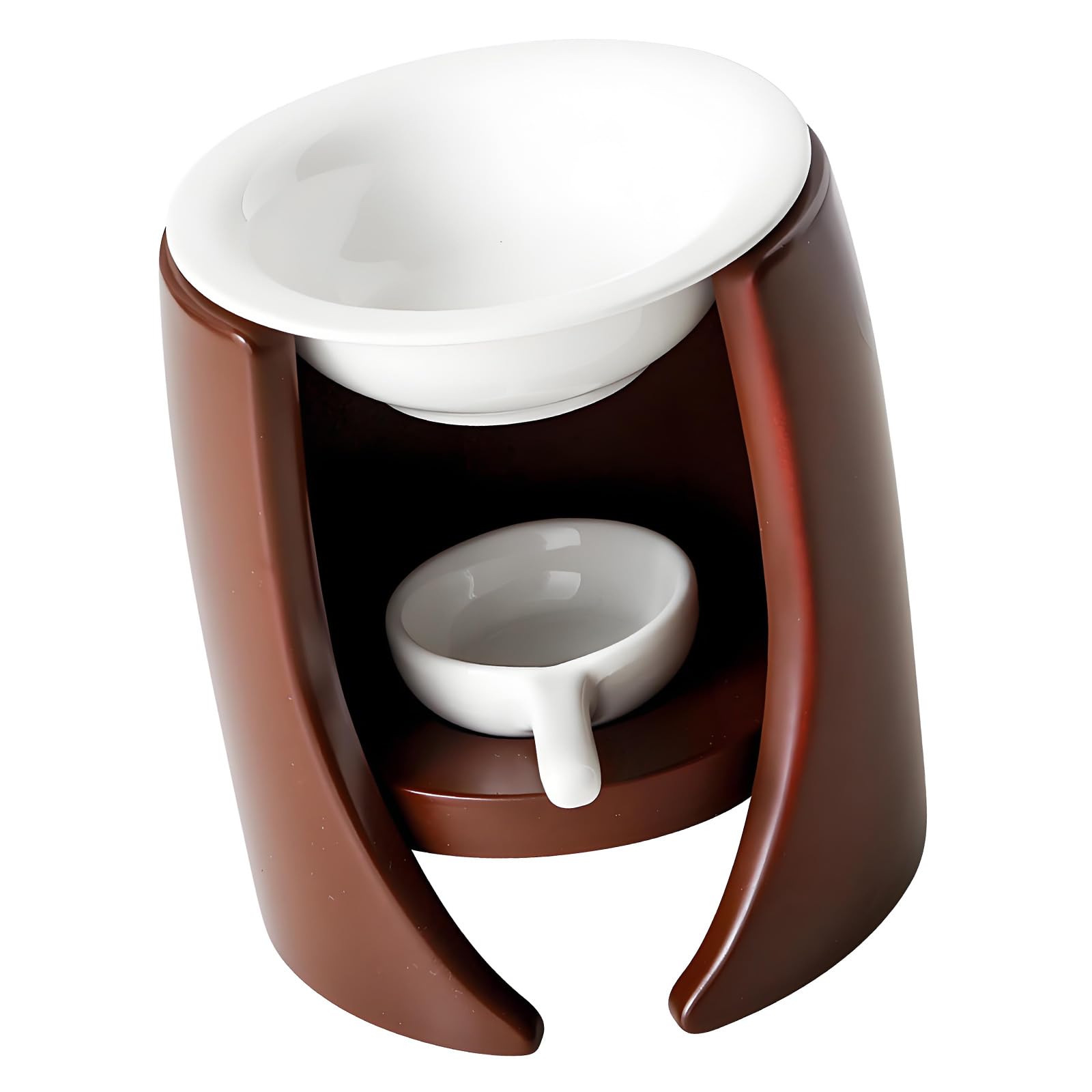 Ceramic Aromatherapies Burners Diffuser Essential Oil Waxes Melts with Tealight Holder Spoon for Meditations Relaxation Waxes Melt Burners