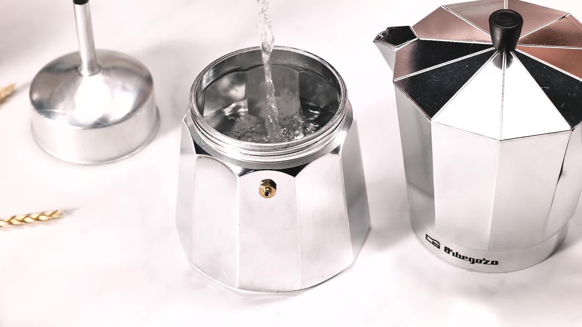 Orbegozo Caffettiera Da 12 Tazze In Alluminio - Per Piani A Gas, Elettrici E Vetroceramica - Foto 10