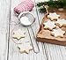 Non Stick Rolling Pin and Silicone Baking Pastry Mat Set - Silicone Rolling Pins for Baking Roller Mat - Metal Cookie Cutters Rolling Pin for Dough