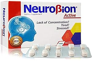 Neurobion Active Multivitamin Tablets with L-Glutamic Acid - Pack of 30