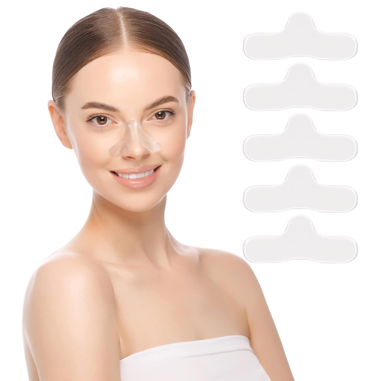 Almofada de Gel para Nariz CPAP - Conforto e Proteção para Máscara CPAP - 5 Unidades para Uso Duradouro